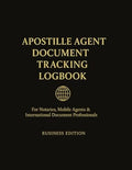 Apostille Agent Document Tracking Logbook