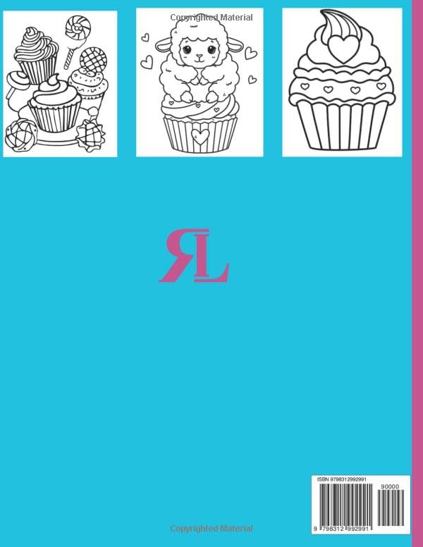 Cupcake Land!: Cupcakes Coloring Book