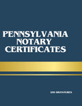 Pennsylvania Notary Public Certificate Book 200 Loose Notary Certificates (Cut-Out Pages) – Acknowledgment, Jurat & More – Professional Notary Forms: ... Loan Signing Agents & Daily Notarial Use