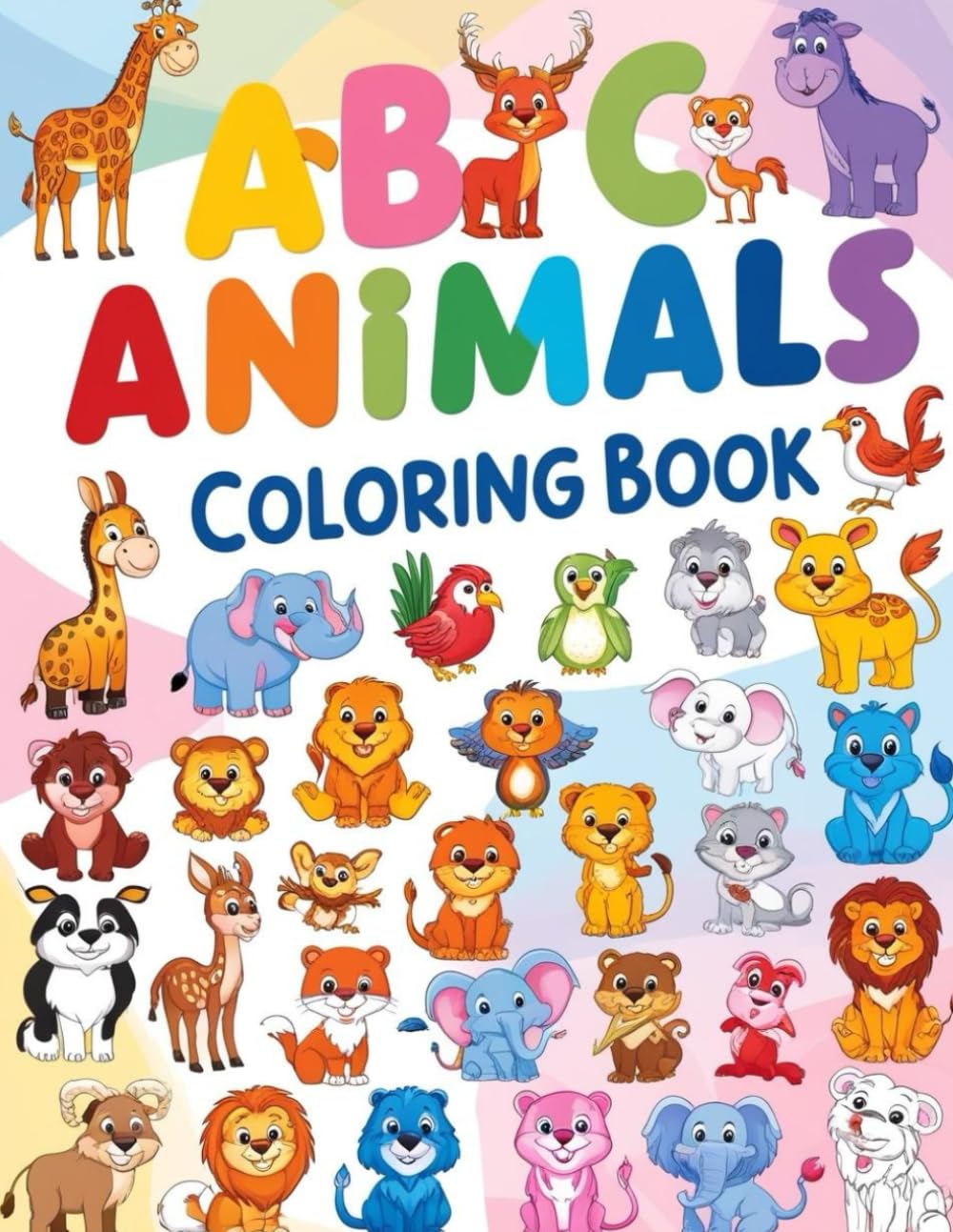 ABC'S Animals Coloring Book