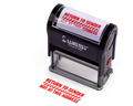 Self-Inking Stamp with Red Ink : RETURN TO SENDER